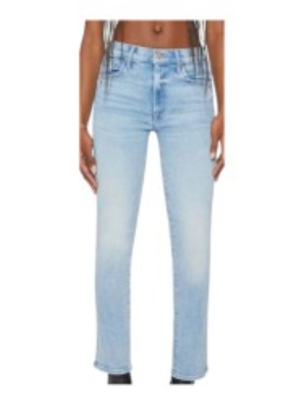 MOTHER The Insider Flood Jeans in Tea Time 27